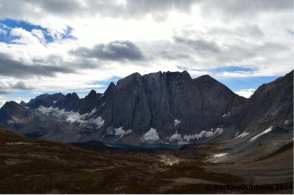Floe Lake from Numa Pass