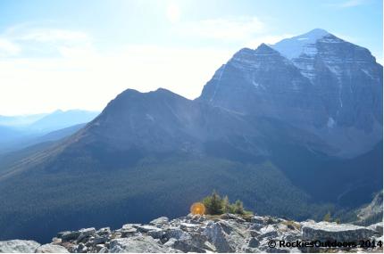 Temple Mountain seen from Saddle Mountain