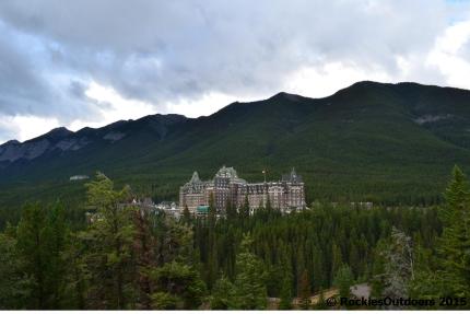 Banff Springs Hotel from the Surprise Corner Viewpoint 
