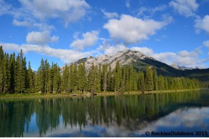Mount Norquay from Central Park