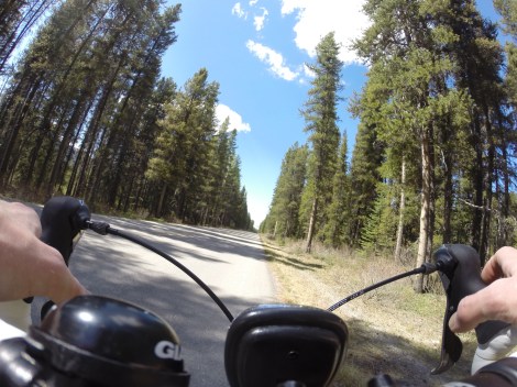 On the way to Lake Louise